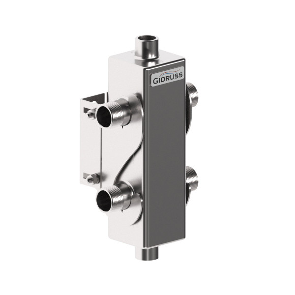 Гидрострелка Gidruss GRSS-40-20 (до 40 кВт, G 3/4", нерж ст.) Гидрострелка Gidruss GRSS-40-20 (до 40 кВт, G 3/4", нерж ст.)