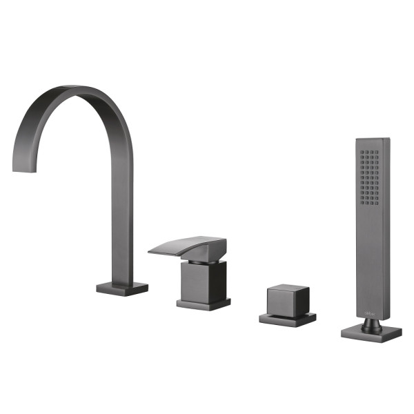 Смеситель на борт ванны Abber Wasserfall никель (AF8613NG) Смеситель на борт ванны Abber Wasserfall никель (AF8613NG)