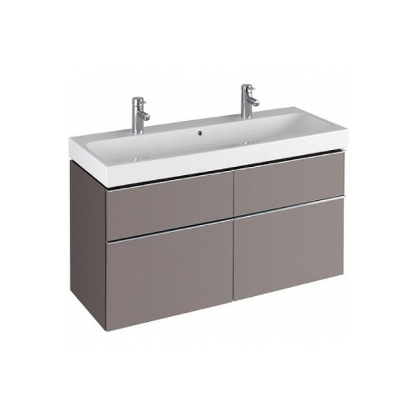 Раковина подвесная Geberit iCon 120x48,5 с двумя отверстиями, белая (124020000) Раковина подвесная Geberit iCon 120x48,5 с двумя отверстиями, белая (124020000)