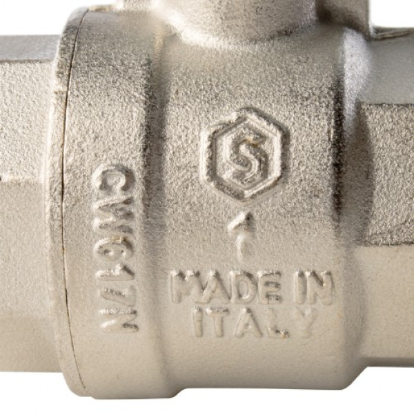 Кран 3/4" шаровый со сгоном Stout (черная бабочка, полнопроходной) SVB-0007-000020 Кран 3/4" шаровый со сгоном Stout (черная бабочка, полнопроходной) SVB-0007-000020