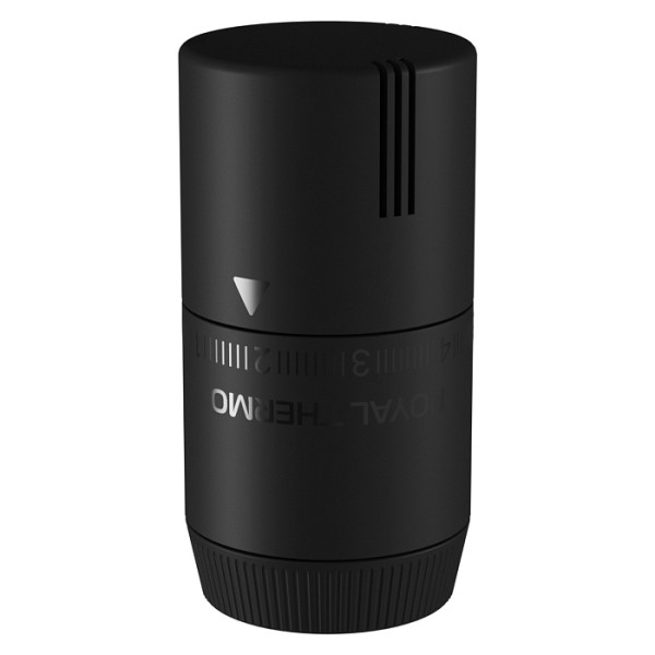Головка термостатическая М30х1,5 Royal Thermo Design жидкостная (черный soft touch) (RATHDN13015BS) Головка термостатическая М30х1,5 Royal Thermo Design жидкостная (черный soft touch) (RATHDN13015BS)