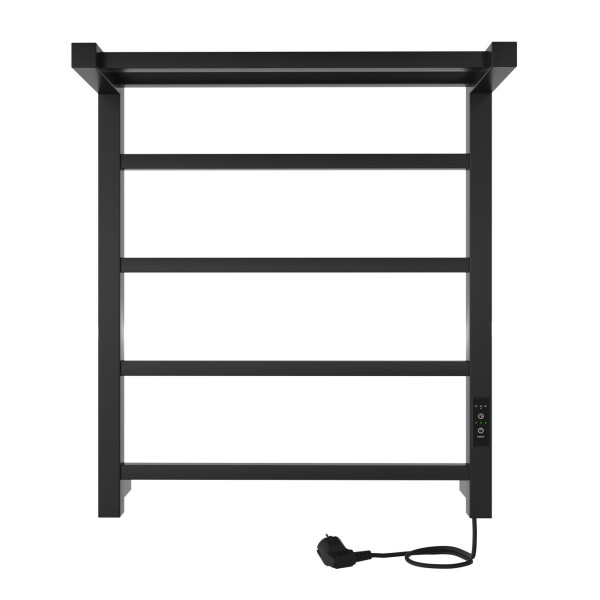 Полотенцесушитель электрический Indigo Forma 60x50 таймер, скрытый монтаж, универсальное подключение, черный муар (LEF60-50BRRt) Полотенцесушитель электрический Indigo Forma 60x50 таймер, скрытый монтаж, универсальное подключение, черный муар (LEF60-50BRRt)