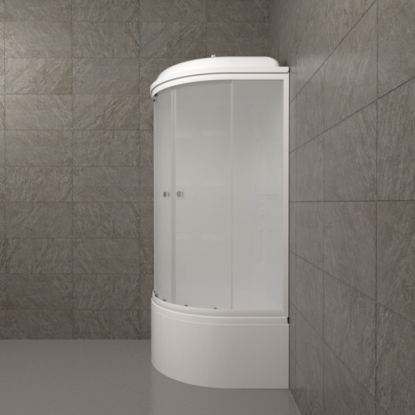 Душевая кабинаTriton Ультра 90x90 стекло матовое, профиль белый (DK370)