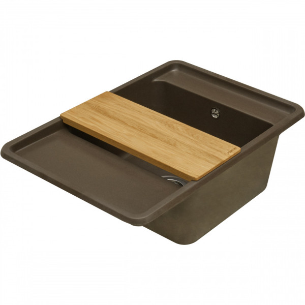 Мойка для кухни врезная Aquaton Беллис 510x780x250 кофе (1.A725.0.32B.S28.0) Мойка для кухни врезная Aquaton Беллис 510x780x250 кофе (1.A725.0.32B.S28.0)