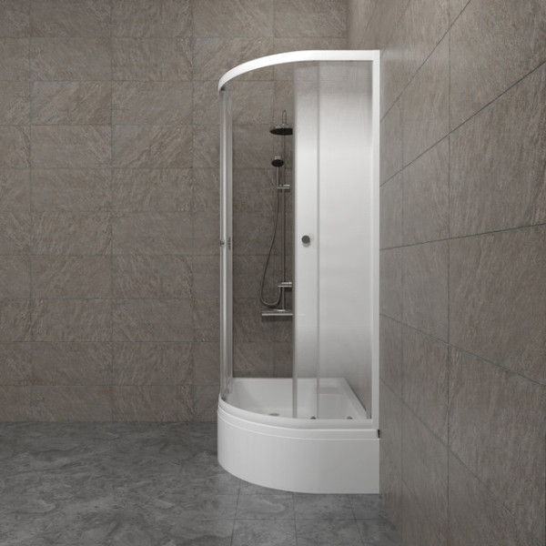 Душевое ограждение Triton Коралл 120x80 левосторонняя стекло матовое, профиль белый (DK391) Душевое ограждение Triton Коралл 120x80 левосторонняя стекло матовое, профиль белый (DK391)