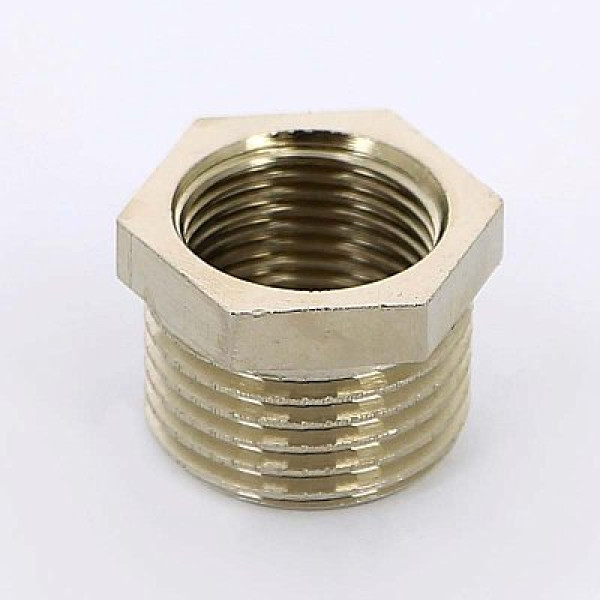 Футорка 1/2"х3/8" НВ никелированная Uni-Fitt (604N2100)