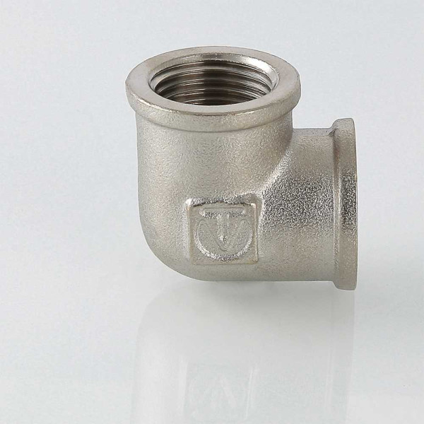 Угольник 1/2" ВВ Valtec (никель) (VTr.090.N.0004) Угольник 1/2" ВВ Valtec (никель) (VTr.090.N.0004)