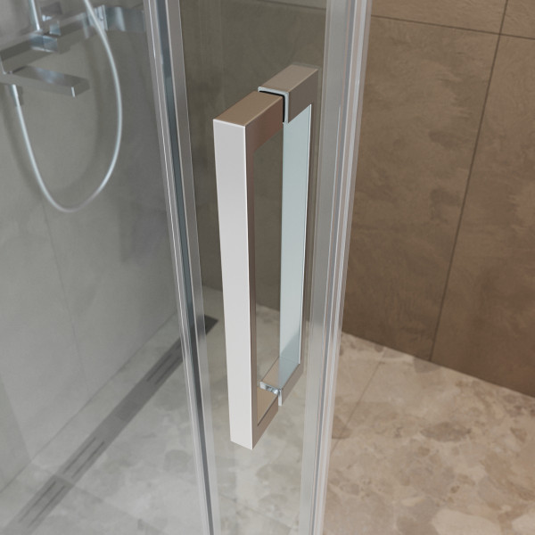 Душевая дверь BelBagno Soft Close-1 160x200 стекло прозрачное, профиль хром глянцевый (SOFT_CLOSE-1-BF-1-160-C-Cr)