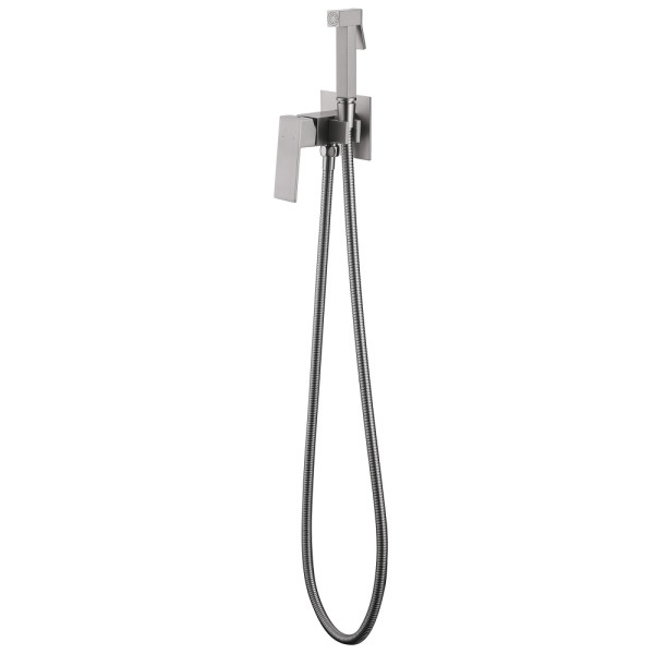 Смеситель с гигиеническим душем Abber Daheim сатин (AF8226SP)