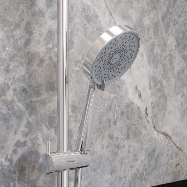 Душевой гарнитур Damixa Apollo верх.душ 235 мм, ручн.душ 3 ф-ции 125x215 мманга 1050-1450 мм, хром (947000000)
