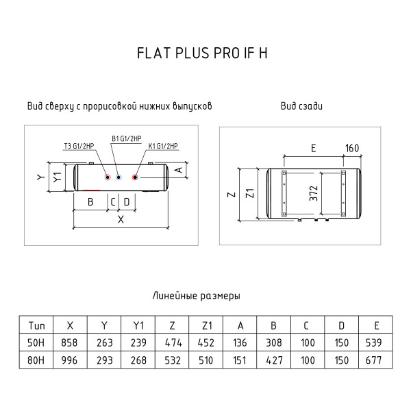 Водонагреватель накопительный Thermex Flat Plus Pro IF 50 H (pro) (151 030) Водонагреватель накопительный Thermex Flat Plus Pro IF 50 H (pro) (151 030)