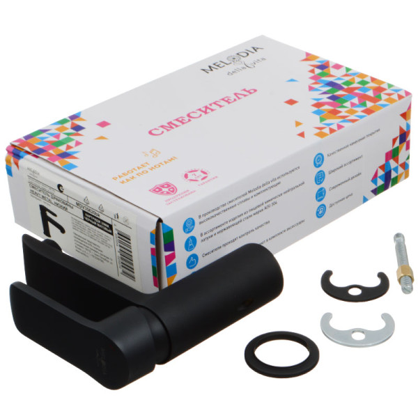 Смеситель для раковины Melodia della vita Heavy Metal черный (MDV35620bk) Смеситель для раковины Melodia della vita Heavy Metal черный (MDV35620bk)