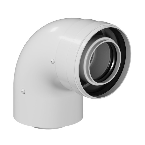 Отвод конденсационный Okseler D 60/100 90° (oks00108)