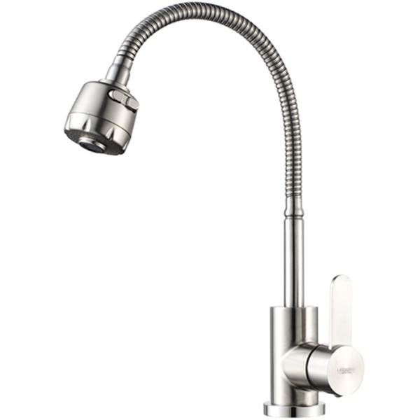 Смеситель для кухни Ledeme с гибким изливом (L74304) Смеситель для кухни Ledeme с гибким изливом (L74304)
