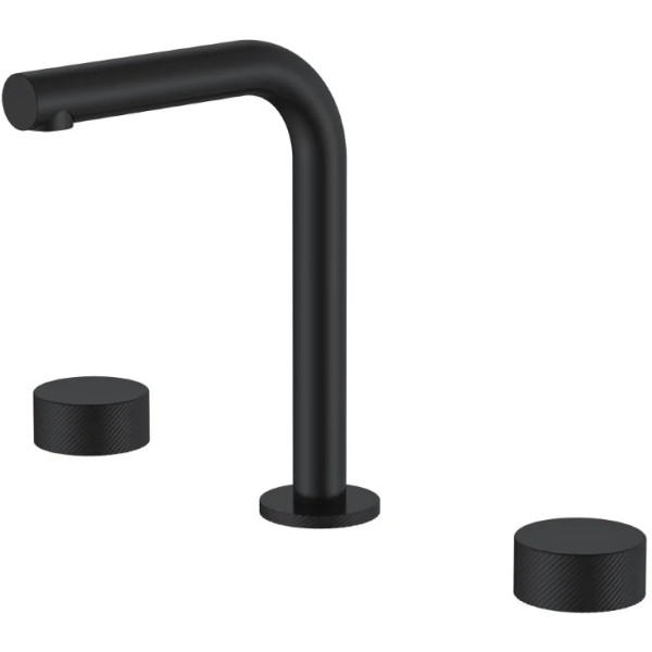 Смеситель для раковины на 3 отв.Boheme Stick B (черный) (152-B.4)