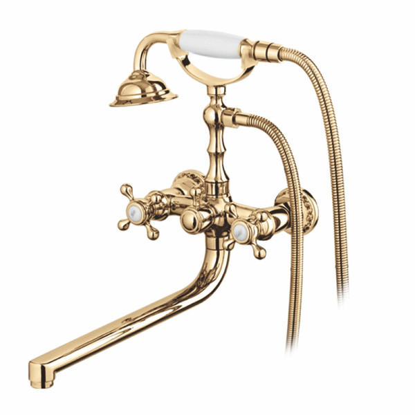 Смеситель для ванны и душа Gerhans золотой (K13101G)