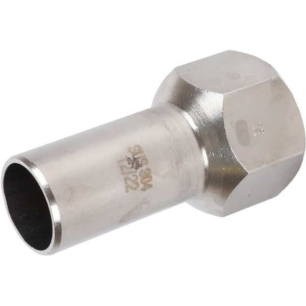 Вставка резьбовая 22х3/4"В Rommer из нержавеющей стали (пресс) (RSS-0023-002234) Вставка резьбовая 22х3/4"В Rommer из нержавеющей стали (пресс) (RSS-0023-002234)