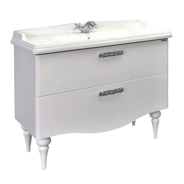 Тумба напольная Comforty Модена М 1015x860x490 белый матовый с раковиной (00-00001486) Тумба напольная Comforty Модена М 1015x860x490 белый матовый с раковиной (00-00001486)