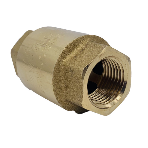 Клапан обратный вертикальный Tiemme 1/2" с латунным седлом (3500030) Клапан обратный вертикальный Tiemme 1/2" с латунным седлом (3500030)