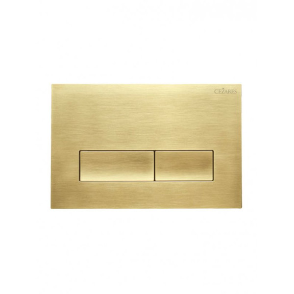 Клавиша смывная Cezares Slider брашированное золото (SLIDER-BTN-BORO)