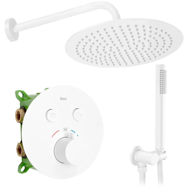 Душевая система термостатический Rea Miler + Box White (REA-P6614)