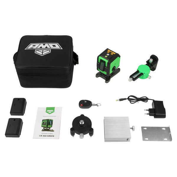 Уровень лазерный AMO LN 360 Green с зеленым лучом (851674) Уровень лазерный AMO LN 360 Green с зеленым лучом (851674)