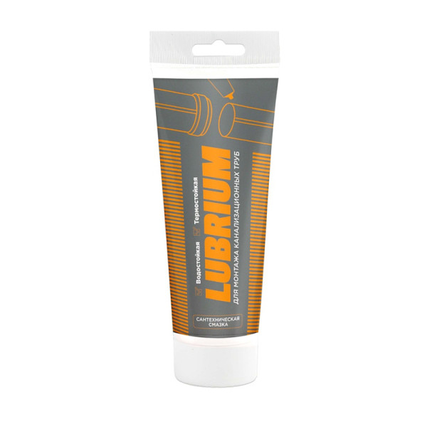Смазка сантехническая Lubrium тюбик 30 гр с еврослотом Сантехмастергель (4630009041474)