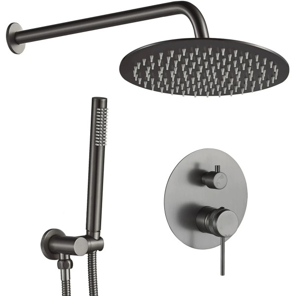 Душевая система Rea Lungo Grip + Box Titanium (REA-P8958)