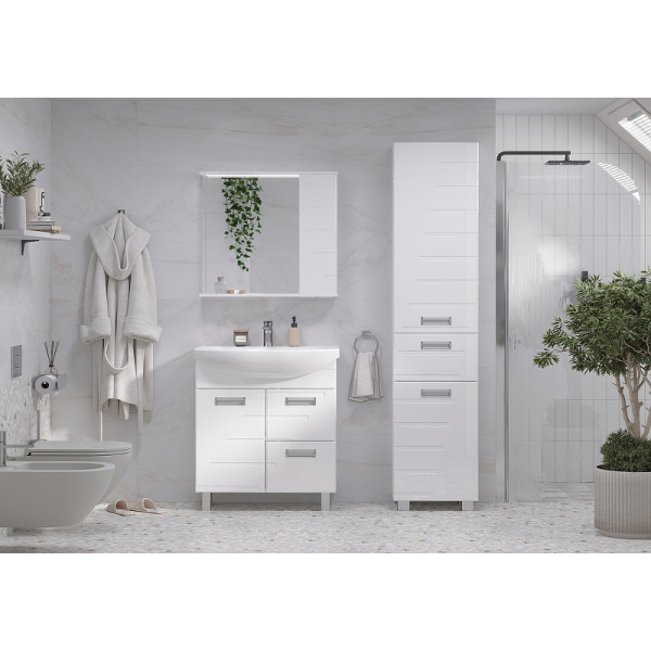 Тумба напольная Volna Joli 660x800 белая (tnJOLI70.1D.2Y-01) Тумба напольная Volna Joli 660x800 белая (tnJOLI70.1D.2Y-01)