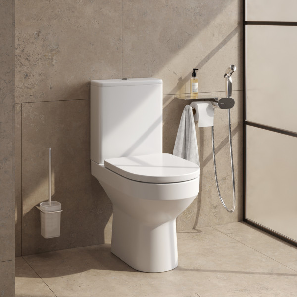 Уунитаз-компакт AM.PM Spirit V2.0 с гигиеническим душем (CK70C1804W)