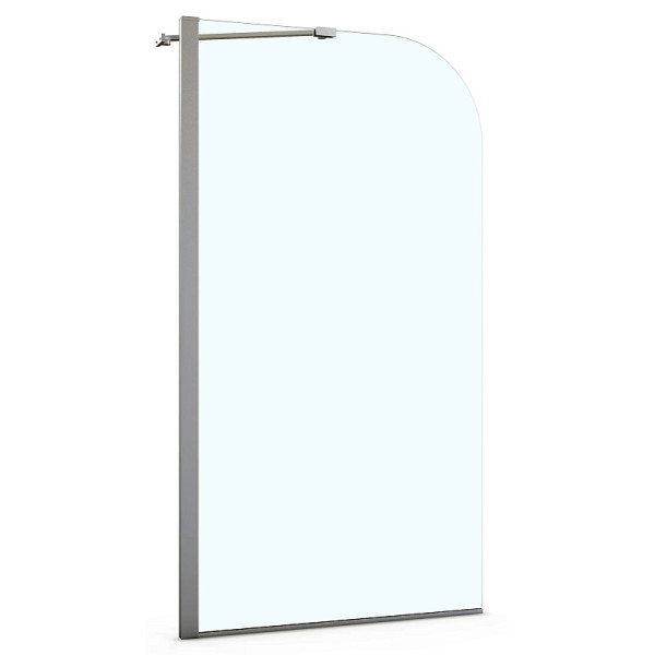 Душевая шторка Azario Merrit 80x140 стекло прозрачное, профиль хром (AZ-NF6310 80)