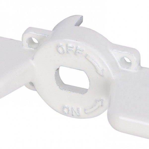 Ручка-бабочка для шарового крана Stout 1/2" - 3/4" (белая) SVB-BUT-1234-01 Ручка-бабочка для шарового крана Stout 1/2" - 3/4" (белая) SVB-BUT-1234-01