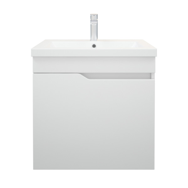 Тумба подвесная Melodia Лотос 60 (Como 60) 1 дверь белая (MFR80023WT)