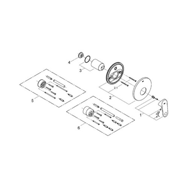 Смеситель для душа Grohe Europlus 2 (19537002)