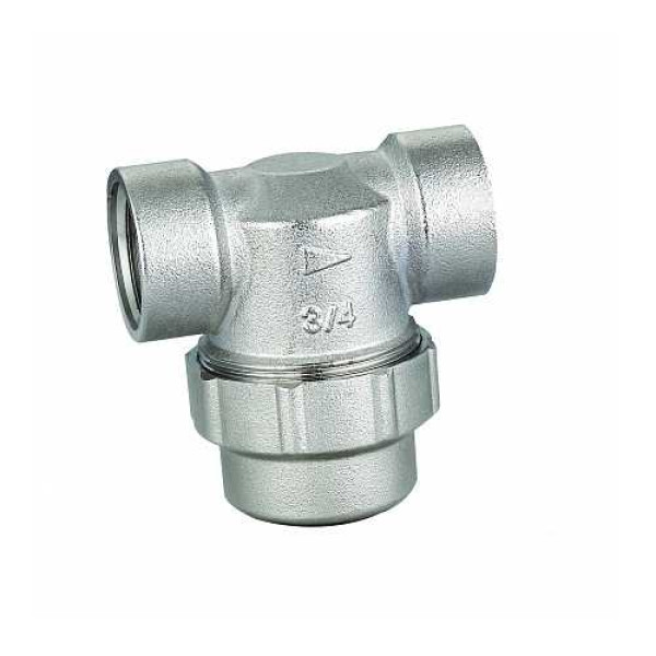 Фильтр прямой 3/4" ВВ 300 мкр. Kromwell (никель) (KW.401.05 / EU.YT4022045 34_k) Фильтр прямой 3/4" ВВ 300 мкр. Kromwell (никель) (KW.401.05 / EU.YT4022045 34_k)