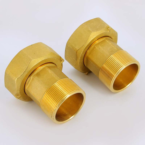 Сгон с накидной гайкой 1/2"х3/4" (2 шт.) Tiemme (латунь) (1500035 / 1522G0504) Сгон с накидной гайкой 1/2"х3/4" (2 шт.) Tiemme (латунь) (1500035 / 1522G0504)
