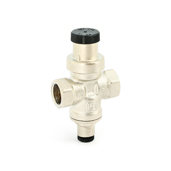 Редуктор давления Uni-Fitt 1/2" ВВ Compact никелир., 1-4 бар, с выходом под радиальный манометр 1/4" (202N2140) Редуктор давления Uni-Fitt 1/2" ВВ Compact никелир., 1-4 бар, с выходом под радиальный манометр 1/4" (202N2140)