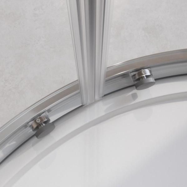 Душевой уголок Cezares Relax 304 90x90x200 стекло прозрачное, профиль хром (RELAX-304-R-2-90-C-CR)