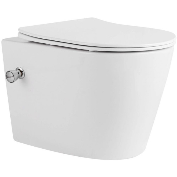 Унитаз подвесной Triton pro Verso 410x520 белый (VO-0832 BIDET)