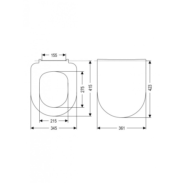 Сиденье для унитаза Roca Ona 36x43,8x51 с микролифтом белое (Z.RU93.1.029.3)