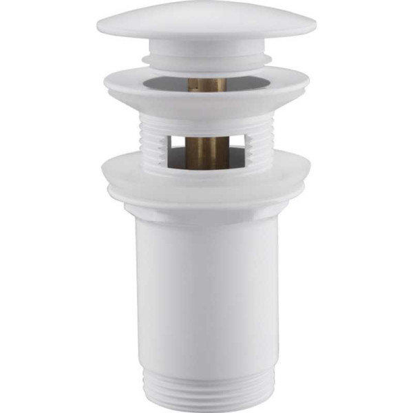 Выпуск для раковины 1 1/4" Abber с переливом белый (AF0010W) Выпуск для раковины 1 1/4" Abber с переливом белый (AF0010W)