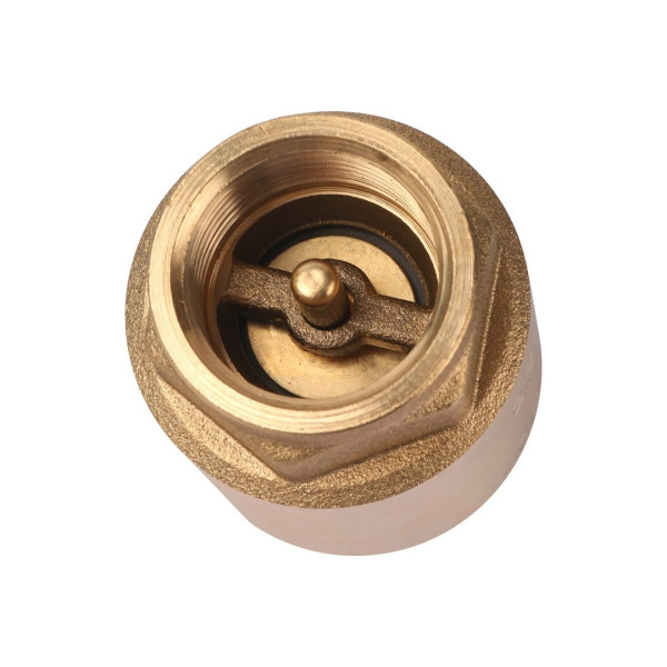 Клапан обратный вертикальный 3/4" Stout (с латунным седлом) SVC-0011-000020 Клапан обратный вертикальный 3/4" Stout (с латунным седлом) SVC-0011-000020