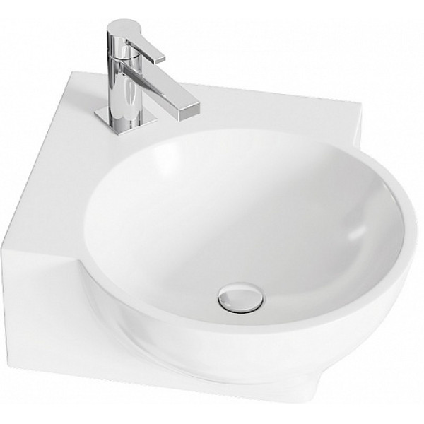 Раковина мебельная Aqwella Дельта 460x180x460 белая (4640021061435)