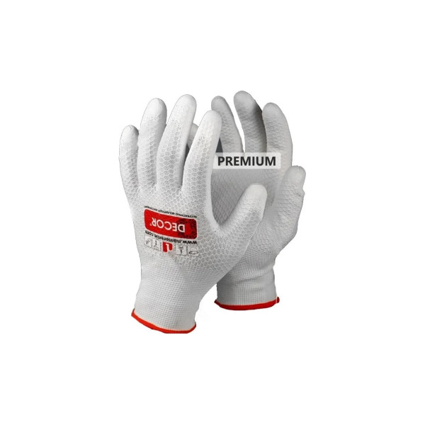 Перчатки прорезиненные Decor Premium (размер L) (507-002) Перчатки прорезиненные Decor Premium (размер L) (507-002)