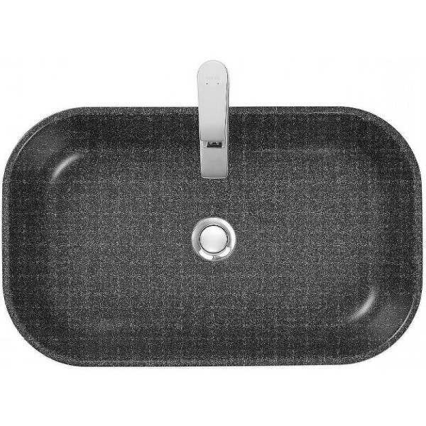 Раковина накладная Aquaton 60x37x14 графит (1A73313KLK210)