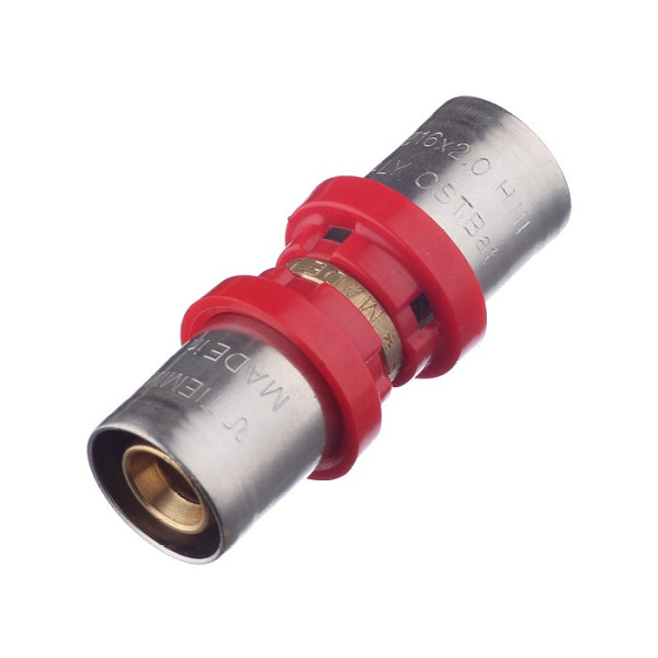 Соединение прямое Tiemme 16х16 латунь (пресс) (1650016 / 1651G161600CZ) Соединение прямое Tiemme 16х16 латунь (пресс) (1650016 / 1651G161600CZ)