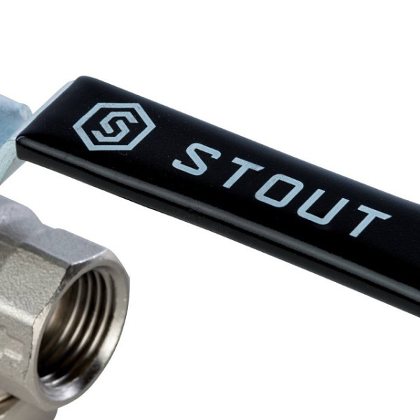 Кран 1 1/4" ВВ шаровый с фильтром Stout (чёрная ручка) (SVF 0001 000032) Кран 1 1/4" ВВ шаровый с фильтром Stout (чёрная ручка) (SVF 0001 000032)