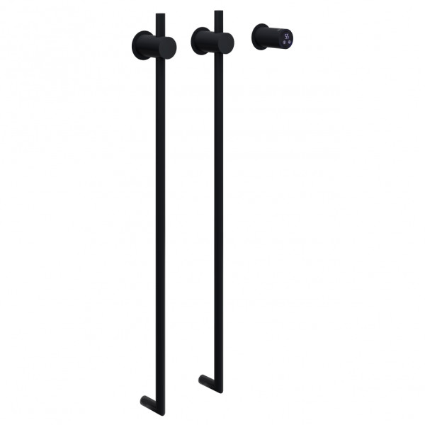 Полотенцесушитель электрический Abber Charme 345x800 черный матовый (AH4002MB) Полотенцесушитель электрический Abber Charme 345x800 черный матовый (AH4002MB)