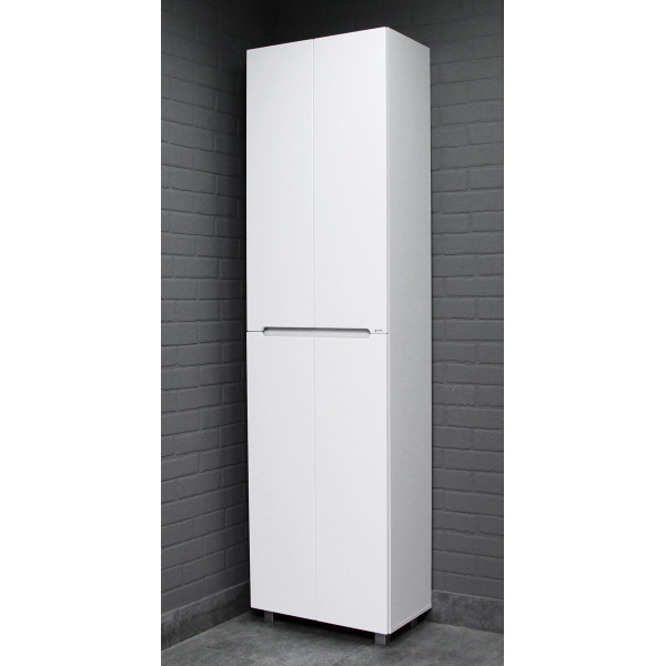 Пенал напольный 55 Аура без ящика Айсберг Домино (DA2501P)