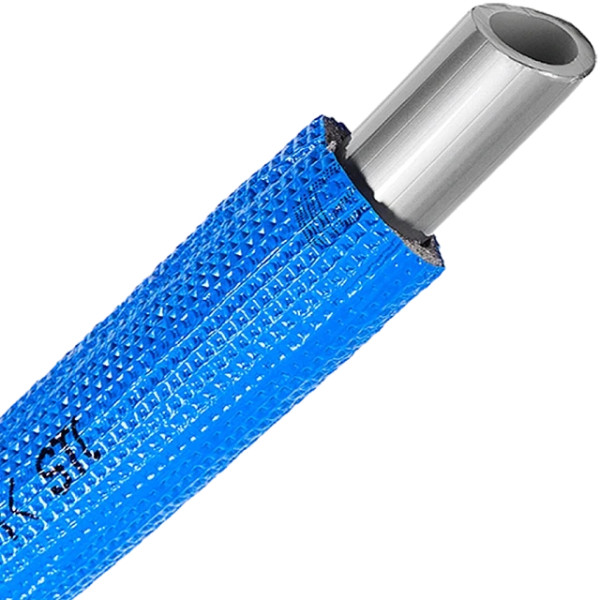 Труба п/э Stout PE-Xa/EVOH 20x2,8 мм (серая, в теплоизоляции (синяя), бухта 100 м) (SPI-0004-002028)